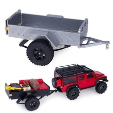 360g RC Trailer for Hauling Behind Car – Aluminum CNC 1/18 1/24 RC Trailer, C...