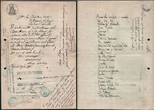 LICENZA PER INSTALLARE RADIOGRAMMOFONO BACCHINI IN UN BAR 1935-L2325