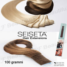 Extension Tessitura Capelli Veri naturali 100 Grammi SEISETA Hair Remy 55/60 cm