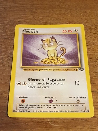Meowth jungle carta - jungle,