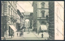 Firenze città Via Strozzi cartolina MQ3075