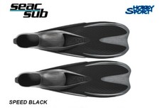 PINNE SEACSUB SPEED N. 38-39 COLORE NERA SNORKELING ART 51 N SEAC