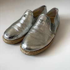 Slip-on piatti Chanel in pelle