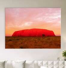 Rosso Rock Quadro su Tel