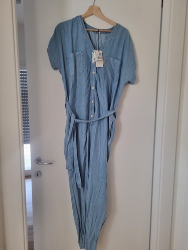 Tuta jeans mango donna m - mango, tg