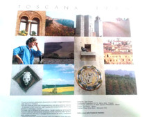 CALENDARIO PIAGGIO 1989 AMBIENTATO IN TOSCANA OTTIMO