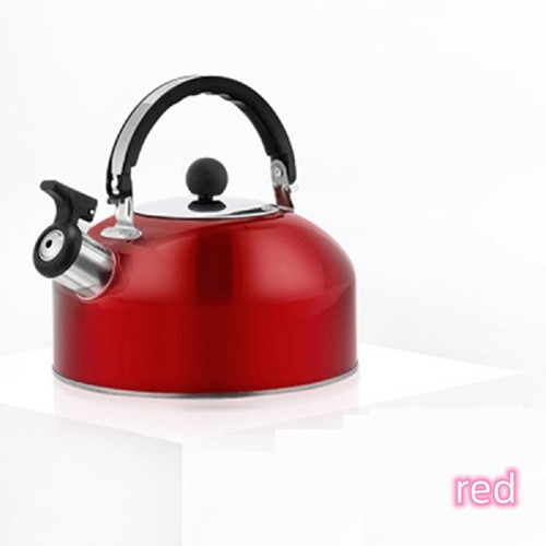 Bollitore tè rosso acciaio - bollitore,
