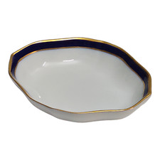 POSACENERE PORTACENERE IN PORCELLANA CERAMICA Piattino KAISER GERMANY decorato