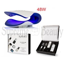 MESAUDA KIT RICOSTRUZIONE UNGHIE NAIL MODELLING PROFESSIONALE + LAMPADA LED 48 W