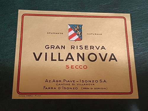 Etichetta vino gran riserva - vino,