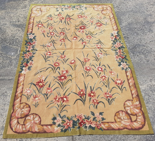 Tappeto lana vintage fatto - , a