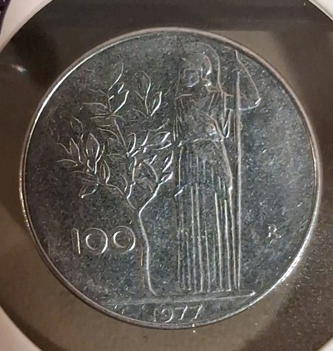 1977 italy 100 lire - 100,