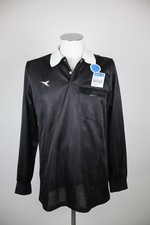 DIADORA FIGC ITALIA MAGLIA POLO CALCIO ARBITRO UOMO M SOCCER MAN JERSEY VINTAGE