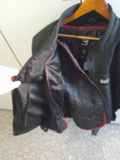 Giacca Moto Protezione Schiena spalle e gomiti Taglia XXL - Nero Rivoli