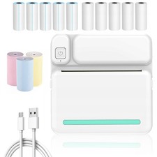 Mini stampante, stampante tascabile, stampante fotografica sticker stampante, stampante fotografica termica fai da te