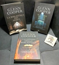 N.3 libri Glenn Cooper romanzi best seller editrice nord lettura leggere