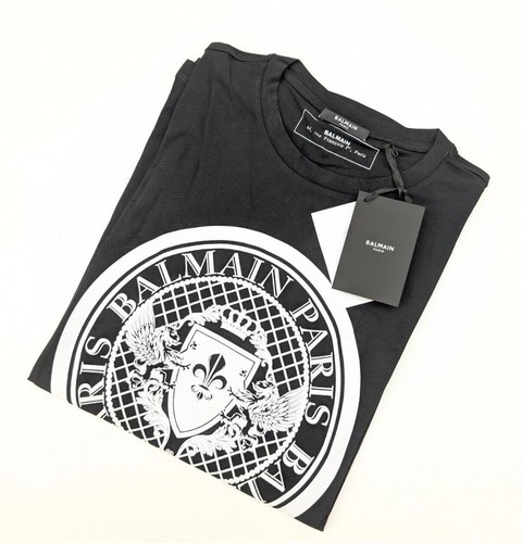 Shirt balmain con logo - t-shirt,