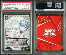 PSA10 Rem Star 2 Parallel Signature Re:Zero Union Arena Giapponese