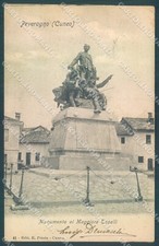 Cuneo Peveragno Monumento Maggiore Pietro Toselli cartolina JK5883