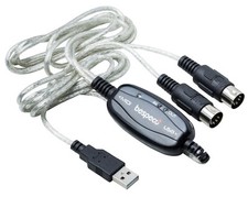 Bespeco Cavo di interfaccia USB midi da PC a tastiera e strumenti con presa midi