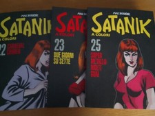 Lotto Satanik a colori n. 22, n. 23,  n. 24 e n. 25