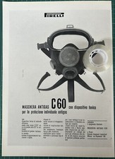 Rara Pubblicita’ Maschera Antigas PIRELLI del 1961