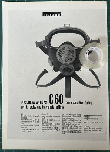 Rara pubblicita maschera - pubblicita’,