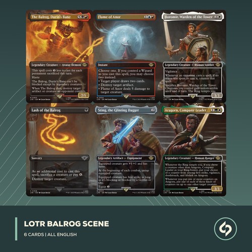 Mtg scena balrog - balrog, il