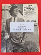 Advertising Italian Pubblicità Werbung ( 1977 ) LEBOLE Giovane