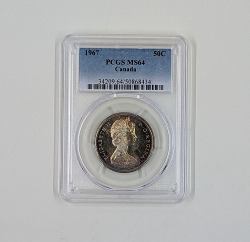 1967 canada mezzo dollaro 50c - 1967,