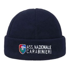 BERRETTO  CUFFIA ANC IN PILE RICAMATO