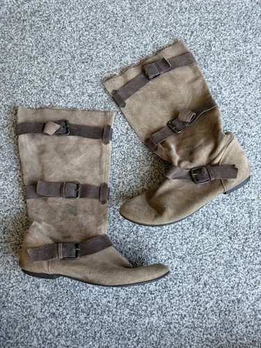 Stivali vintage scamosciati