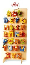 Lettere legno motivo - lettere,
