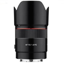 Samyang 75 mm F1.8 messa a
