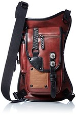 DEVICE 2Way Leg Pouch marrone borsa da viaggio borsa a tracolla borsa in vita HGS-10048BR Giappone