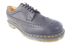 DR MARTENS 3989 AZTEC WINGTIP BLACK GREASY BROGUE OXFORDS NOS NWOB UK 4