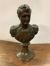 SCULTURA MEZZO BUSTO NAPOLEONE BONAPARTE  / BRONZO SCULTURA / BRONZO