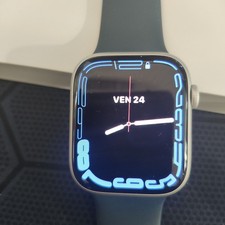 Apple Watch Series 9 45 mm Cassa in Alluminio con Cinturino Sport Blu Tempesta -