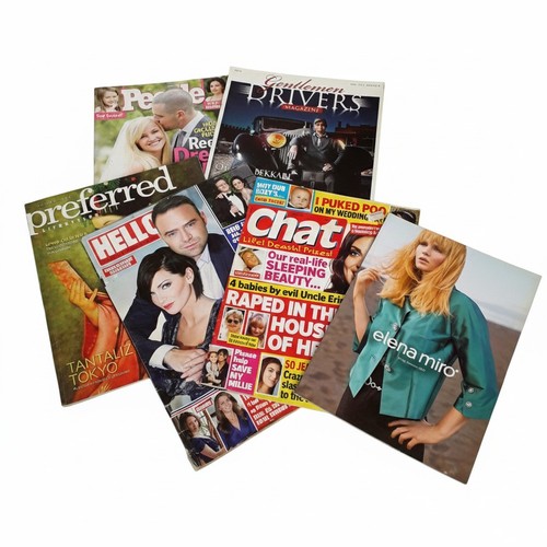 Lot magazines hello - magazines:,