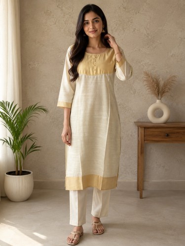 Top donna kurti kerala onam - top,