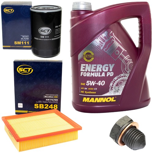 Kit filtri olio motore 5w40 - kit,