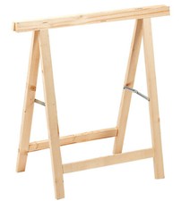 5 CAVALLETTI PIEGHEVOLI IN LEGNO DI ABETE H 73 CM X L 75 CM ABETE