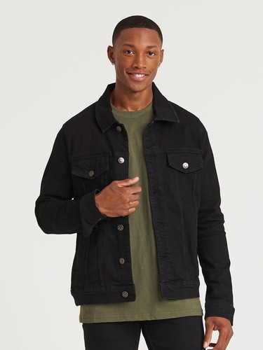 Giacca jeans denim uomo - denim,