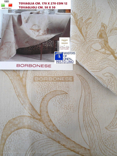 Borbonese tovaglia fiandra - borbonese,