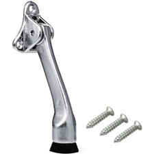 Ferma porta in acciaio base antiscivolo blocca porta con viti fermaporta 125mm