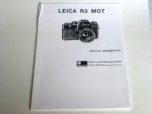 Leitz leica mot service - leica,