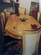 tavolo allungabile in radica