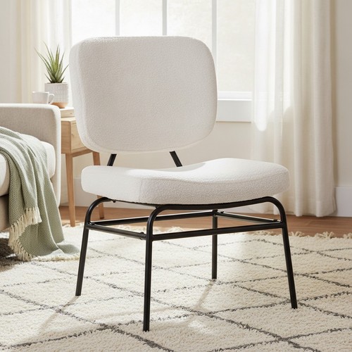 Poltrona accento moderna beige - poltrona,