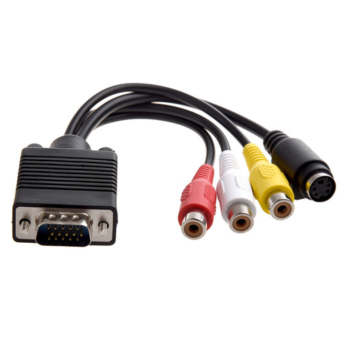Adattatore vga rca video - vga, a
