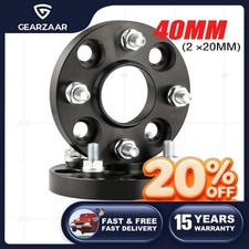 Distanziali ruota NUOVI 40mm / 2X 20mm 4x108 M12X1,5 per Ford Fiesta Mk6 Mk7